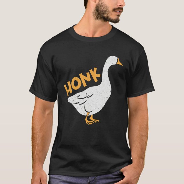 Camiseta Honk Goose Gamer Meme (Frente)