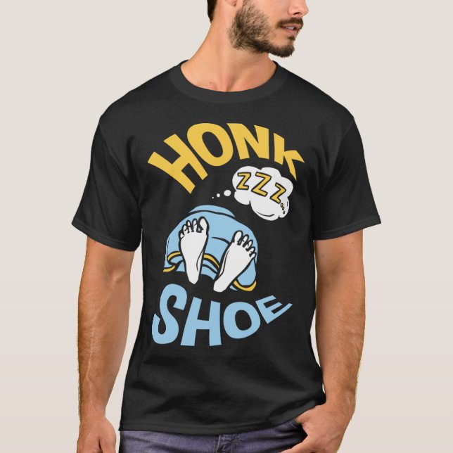 Camiseta Honk Shoe Snoring Anti Snoring Husbands (Frente)