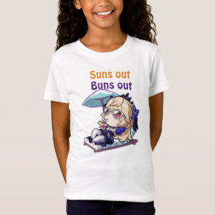 Camiseta Honkai Star Rail, Sol lá fora, bundas para fora