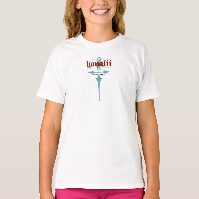 Camiseta Honolii: Surf Hilo (Frente)
