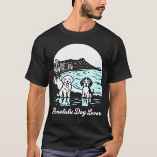 Camiseta Honolulu City Hawaii Dog Lover