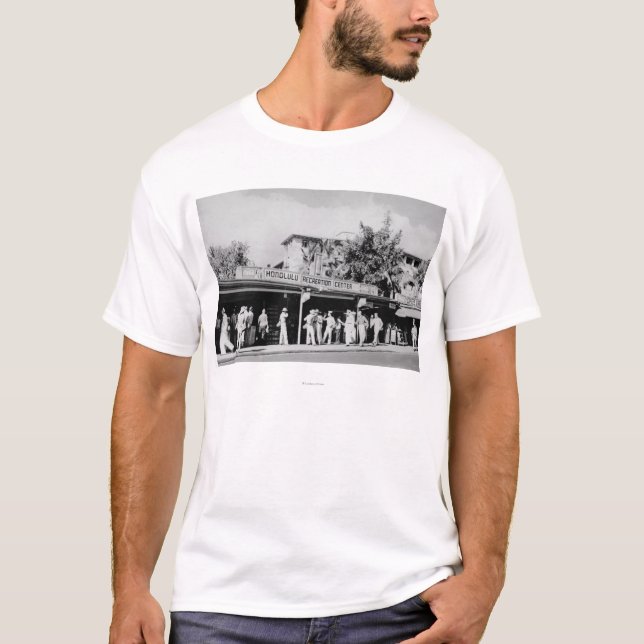 Camiseta Honolulu, HA - vista do Honolulu (Frente)