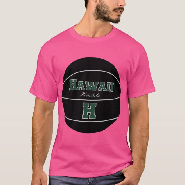 Camiseta Honolulu Havaí HI Basquetebol (Frente)