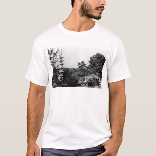 Camiseta Honolulu, Havaí - vista de jardins de Moanolua (Frente)