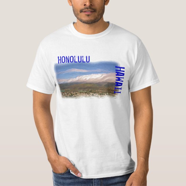 Camiseta Honolulu Hawaii cara tee (Frente)