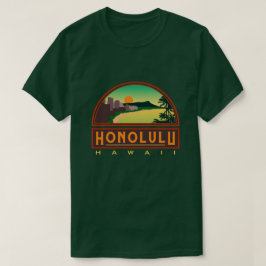 Camiseta Honolulu Hawaii Green T-Shirt