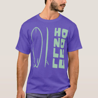 Camiseta Honolulu Hawaii — Surfboard Permanente