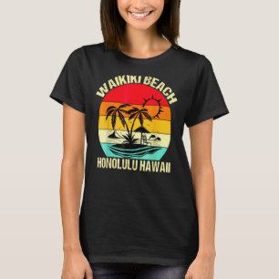 Camiseta Honolulu Hawaii Waikiki Beach Family Summer Vacati