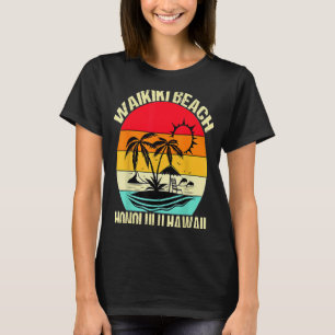 Camiseta Honolulu Hawaii Waikiki Beach Family Summer Vacati