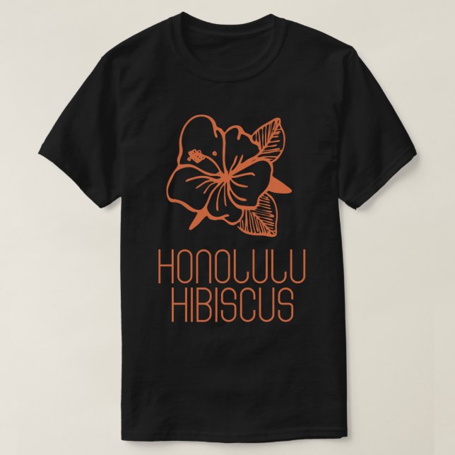 Camiseta Honolulu Hibiscus TSirt (Frente do Design)