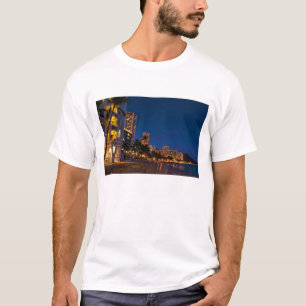 Camiseta Honolulu, Oahu, Havaí. Exposição noturna