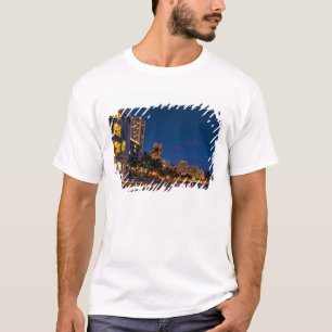 Camiseta Honolulu, Oahu, Havaí. Exposição noturna