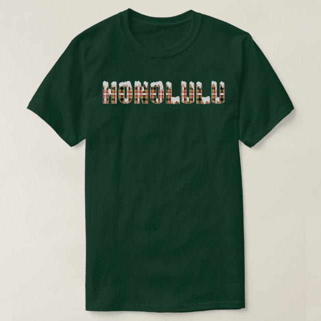 Camiseta Honolulu Snow (Frente do Design)