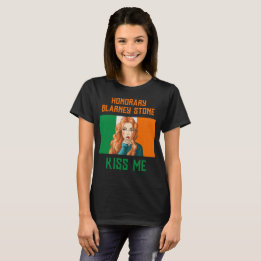CAMISETA HONORÁRIO BLARNEY STONE IRISH LASS BEIJA-ME