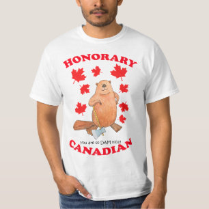 Camiseta Honorário canadense você é tão bem doido presente