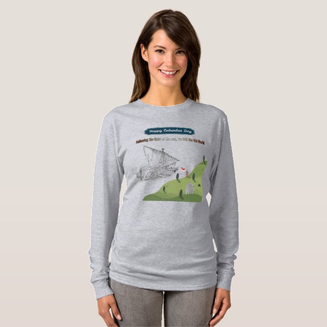 Camiseta Honra a Colombo cinza (Frente Completa)