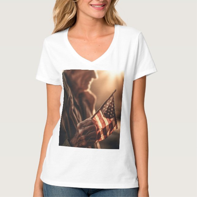 Camiseta Honra aqueles que deram tudo (Frente)