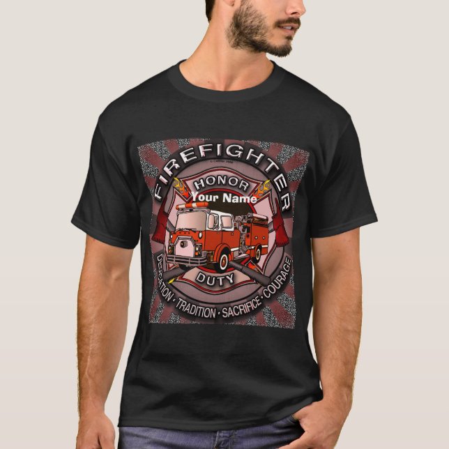 Camiseta Honra do Bombeiro (Frente)