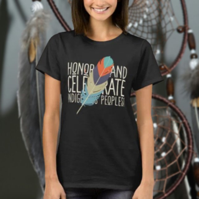 Camiseta Honra E Celebração Dos Povos Indígenas (Criador carregado)