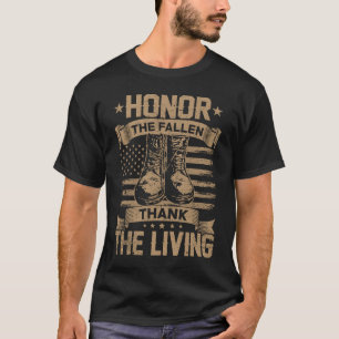 Camiseta Honra O Obrigado Falecido O Vet Do Dia Do Memorial
