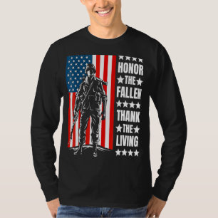 Camiseta Honra O Obrigado Falecido O Vet Do Dia Do Memorial