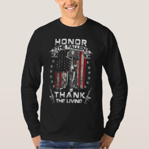 Camiseta Honra O Obrigado Falecido O Vet Do Dia Do Memorial