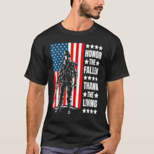 Camiseta Honra O Obrigado Falecido O Vet Do Dia Do Memorial