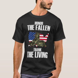 Camiseta Honra O Obrigado Falecido O Vet Do Dia Do Memorial