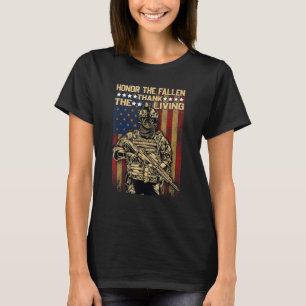 Camiseta Honra O Obrigado Falecido O Vet Do Dia Do Memorial