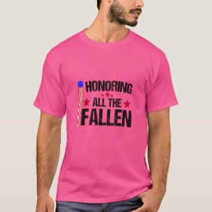 Camiseta Honra O Obrigado Falhado O Dia 4 dos Veteranos Viv