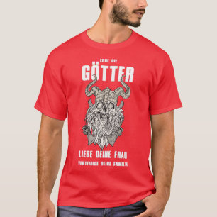 Camiseta Honra os deuses amam sua esposa Eu Walhalla por Vi