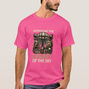 Camiseta Honrando O Legado Do Skydiver Do Céu Freefallin