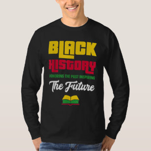 Camiseta Honrando o passado Inspirador Futuro Histórico Neg