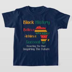 Camiseta Honrando o passado Inspirador Futuro Histórico Neg