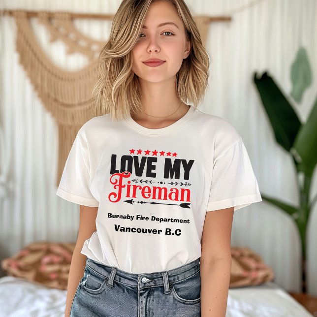 Camiseta Honrando os corajosos bombeiros (Criador carregado)