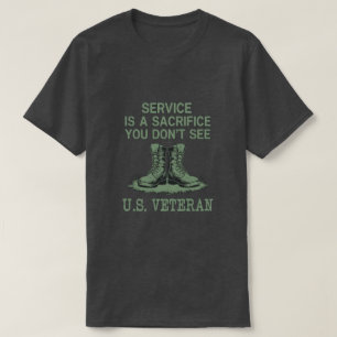 Camiseta Honre Nossos Veteranos – Serviço É Sacrif
