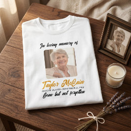 Camiseta Honre Sua Memória: Crie um Memorial Personalizado