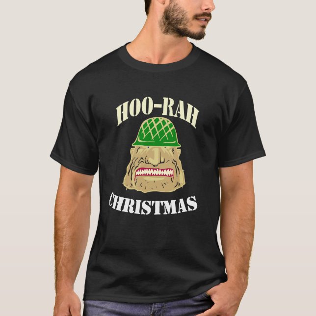 Camiseta Hoo-Rah Christmas  (Frente)