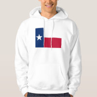 Camiseta Hooded com bandeira americana do Texas