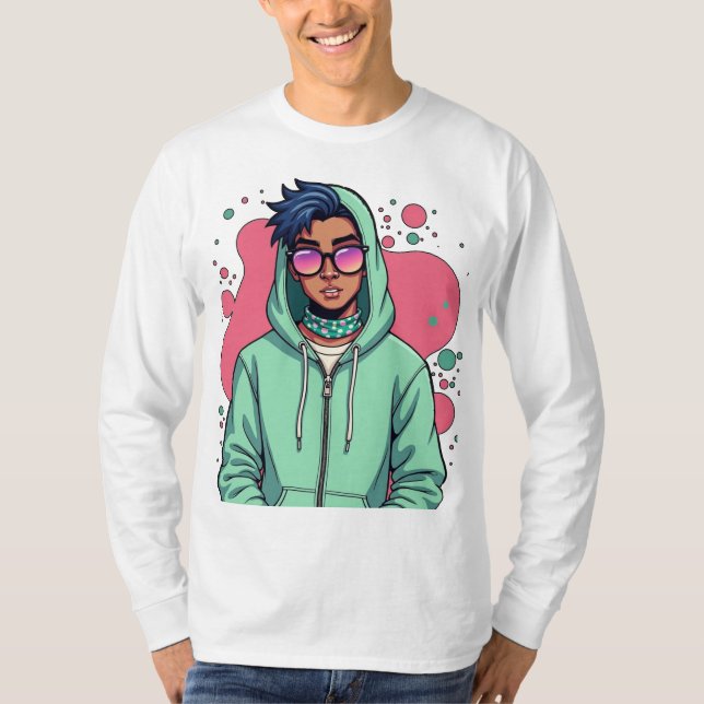 Camiseta Hooded Street Vibe (Frente)