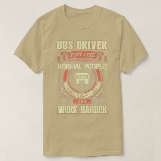 Camiseta Hoodie 2 do driver de barramento incrível (Frente do Design)