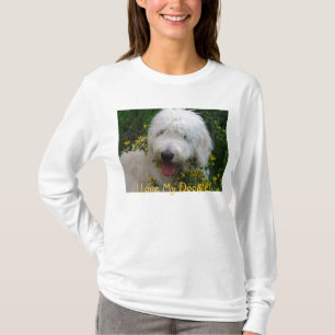 Camiseta Hoodie bonito de Goldendoodle, "eu amo meu Doodle!
