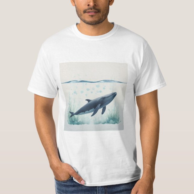 Camiseta Hoodie Branco Submarino (Frente)