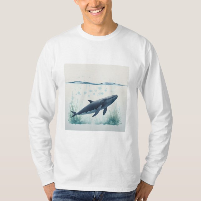 Camiseta Hoodie Branco Submarino (Frente)