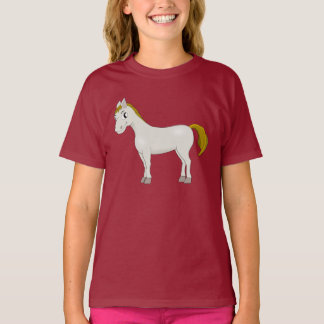 Camiseta Hoodie com cavalo de animação