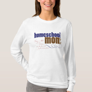 Camiseta Hoodie cristão do homeschool - mamã de Homeschoo