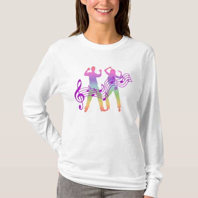 Camiseta Hoodie da dança (Frente)