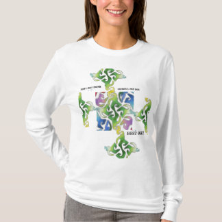 Camiseta Hoodie da deusa do arco-íris