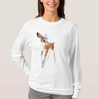 Camiseta Hoodie da jovem corça