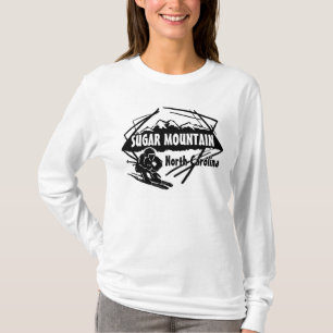 Camiseta Hoodie das senhoras de North Carolina da montanha